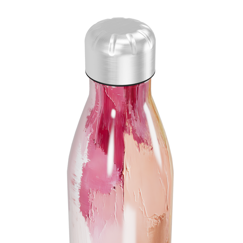 Garrafa Inox - Estampa Abstrata Colorida