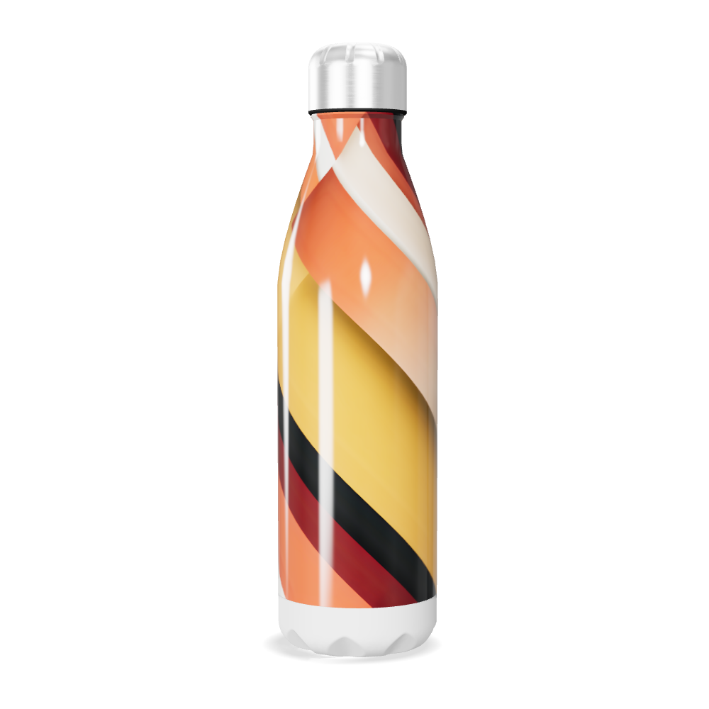 Garrafa Inox - Listras Coloridas