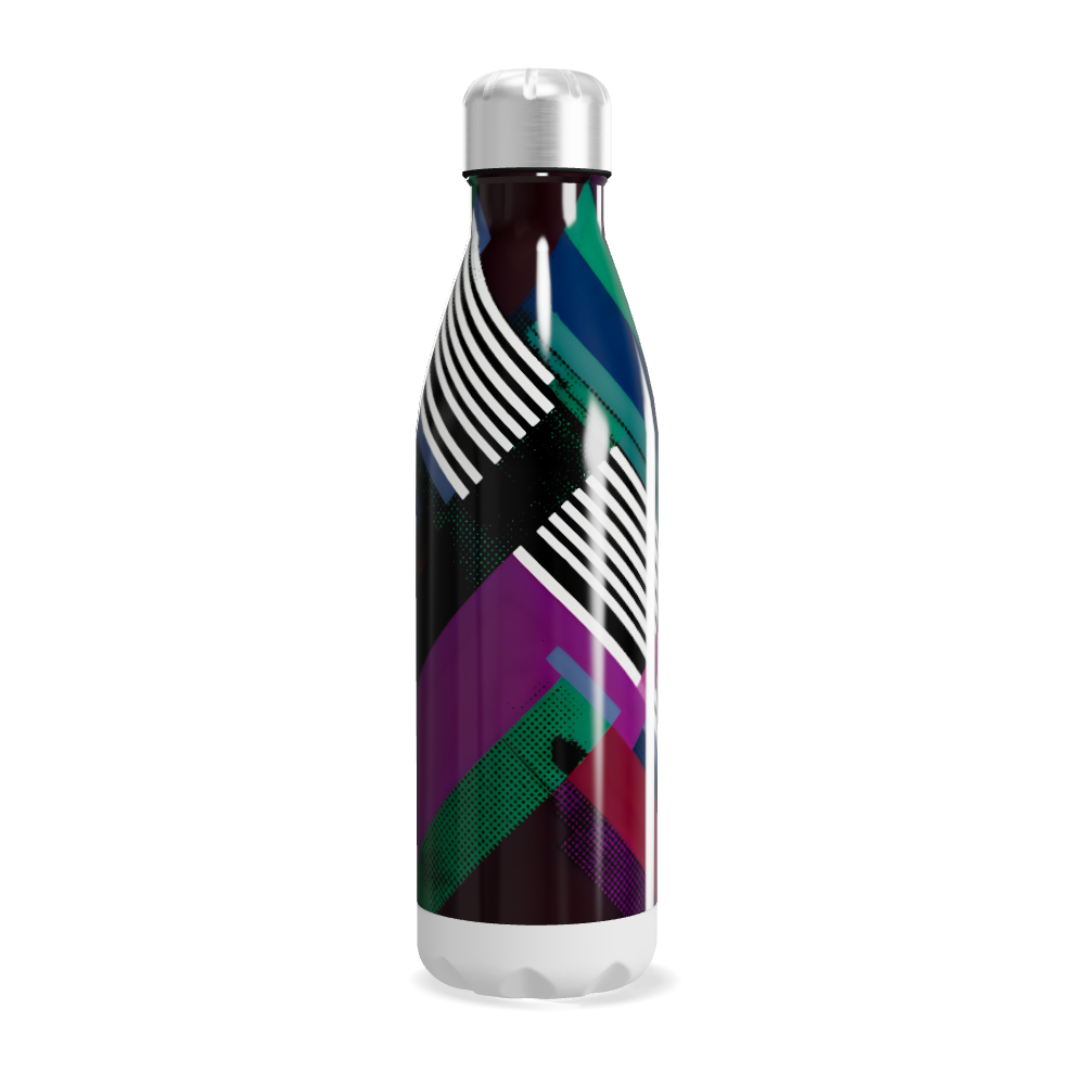 Garrafa Inox Estampada Multicolorida