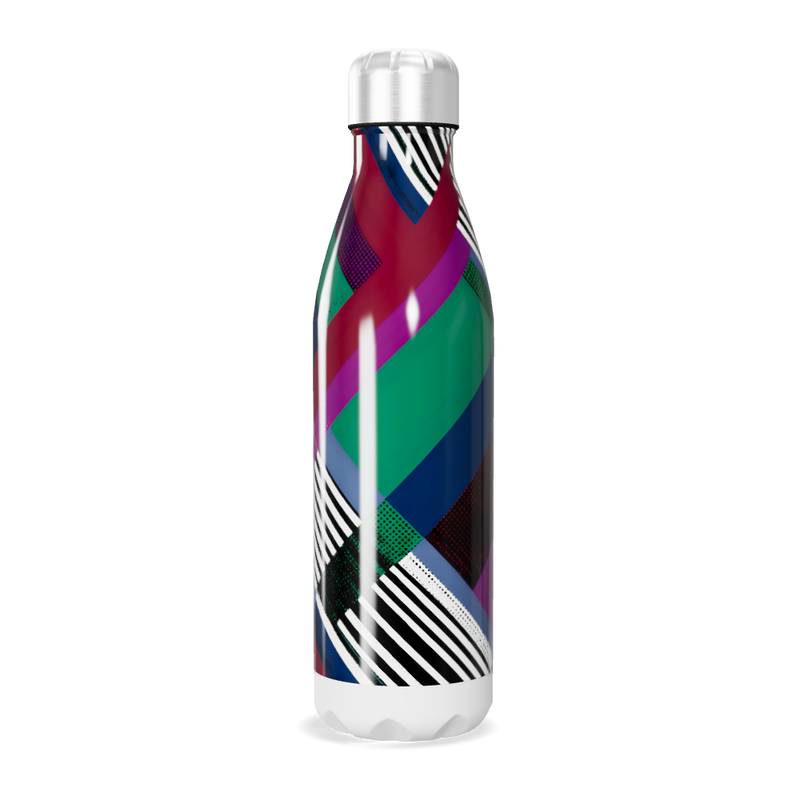 Garrafa Inox Estampada Multicolorida
