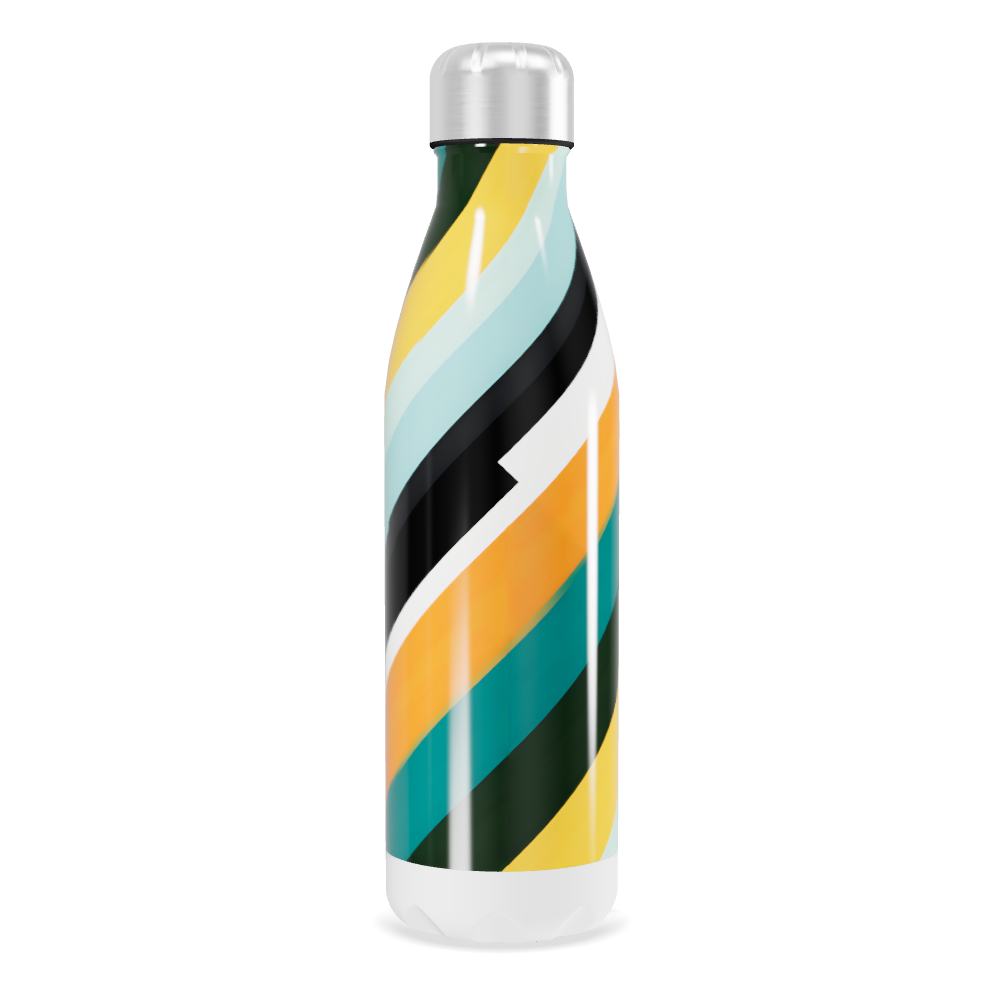 Garrafa Inox - Listras Coloridas