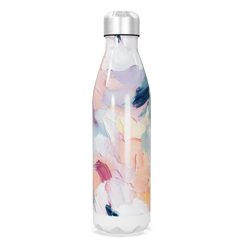 Garrafa Inox - Estampa Abstrata Colorida