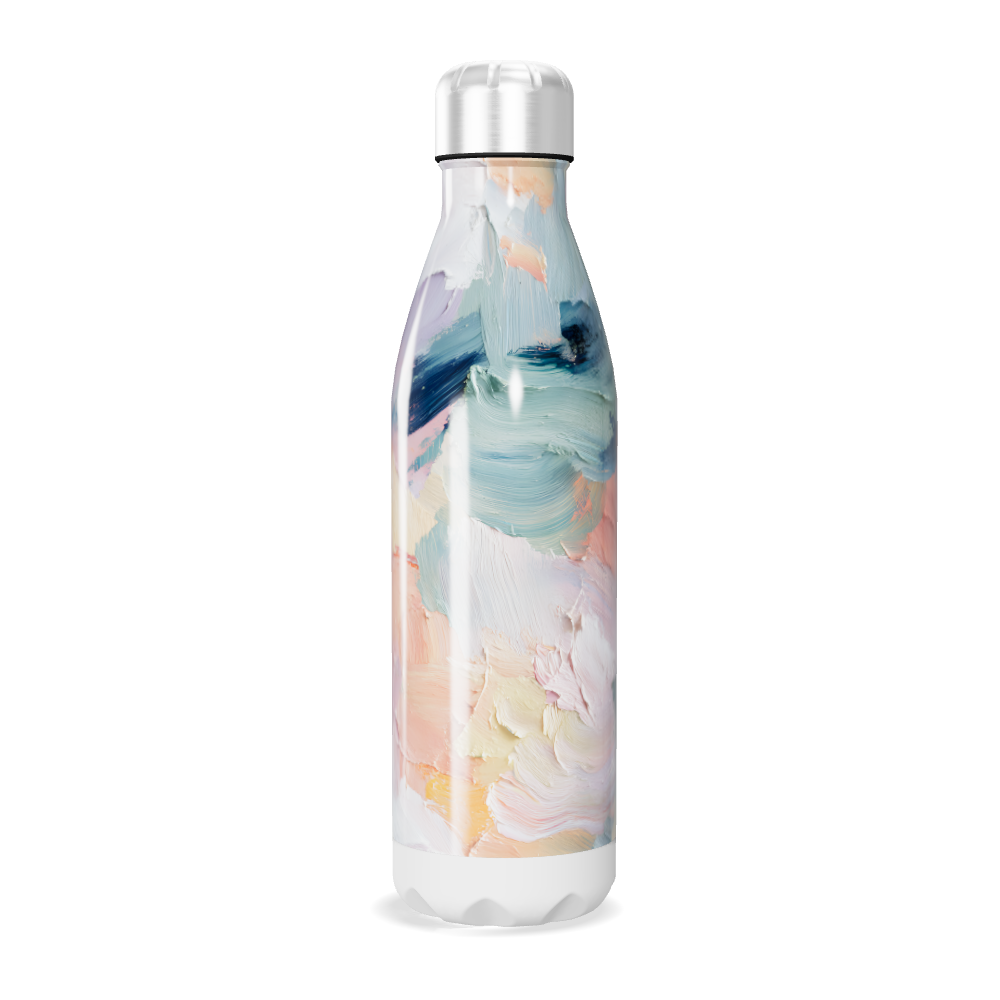 Garrafa Inox - Estampa Abstrata Colorida