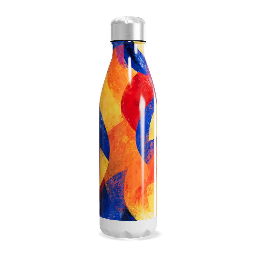 Garrafa Inox Estampada - Cores Vibrantes
