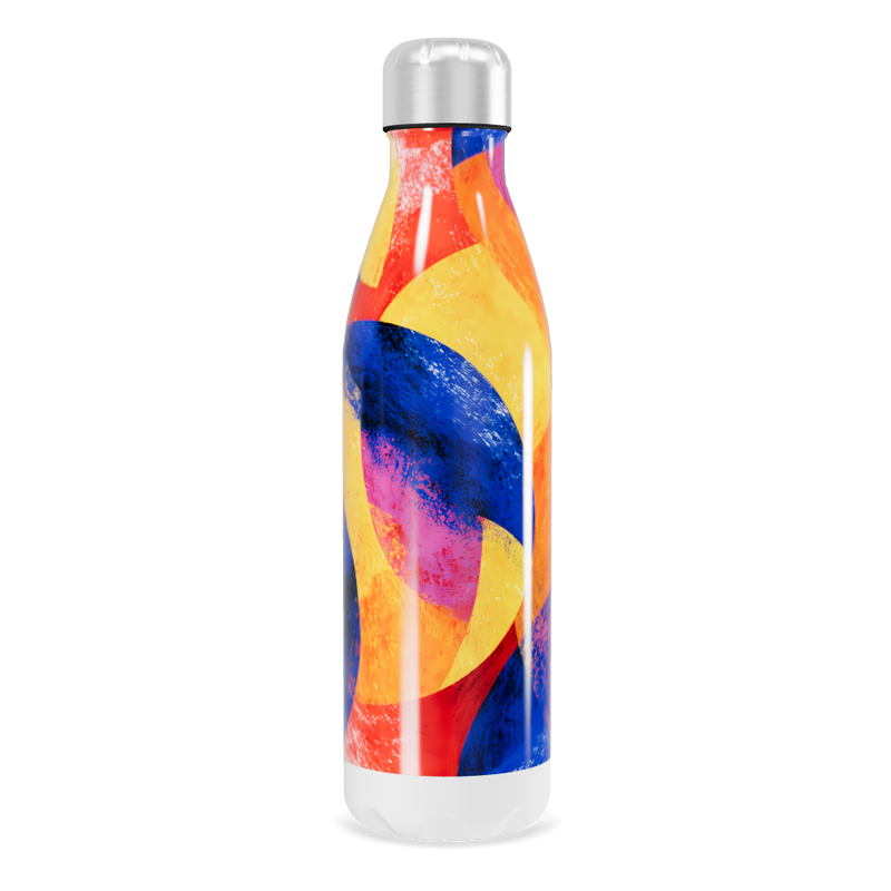 Garrafa Inox Estampada - Cores Vibrantes