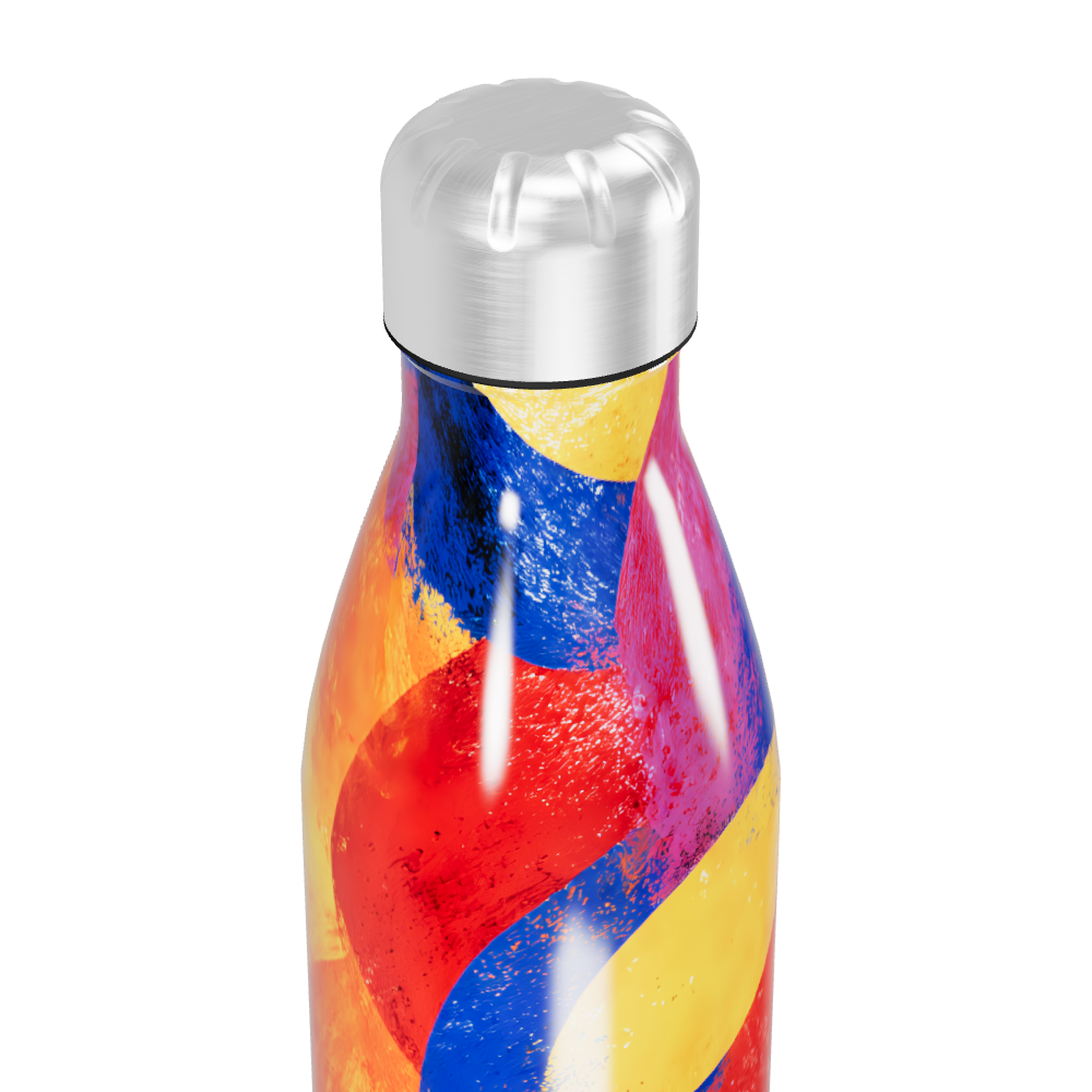 Garrafa Inox Estampada - Cores Vibrantes