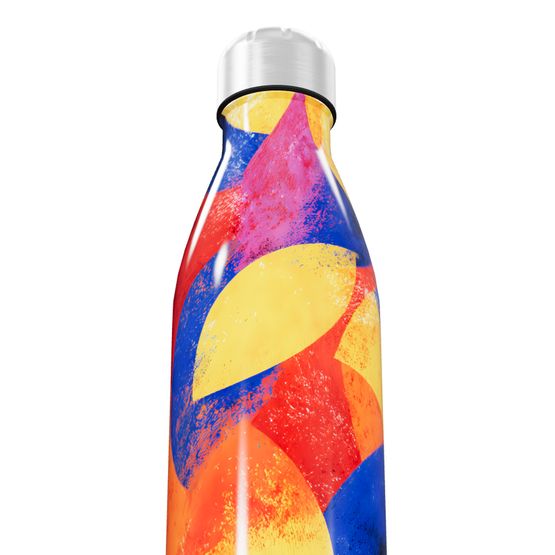Garrafa Inox Estampada - Cores Vibrantes