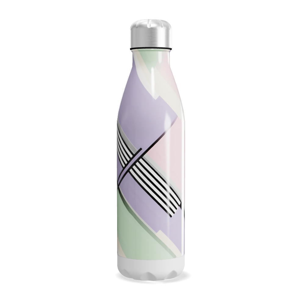 Garrafa Inox - Estampa Pastel Colorida