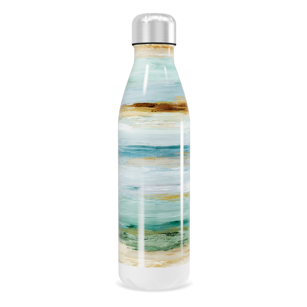 Garrafa Inox - Estampa Aquática Colorida