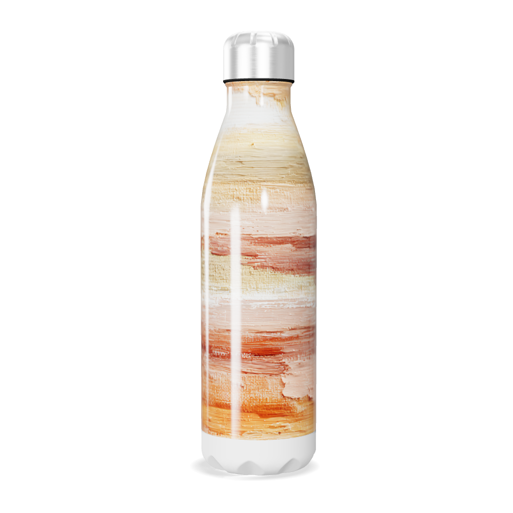 Garrafa Inox - Textura Cores Quentes