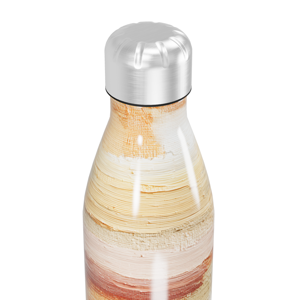 Garrafa Inox - Textura Cores Quentes