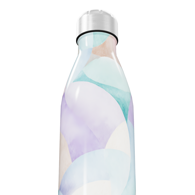 Garrafa Inox - Estampa Pastel Multicolorida