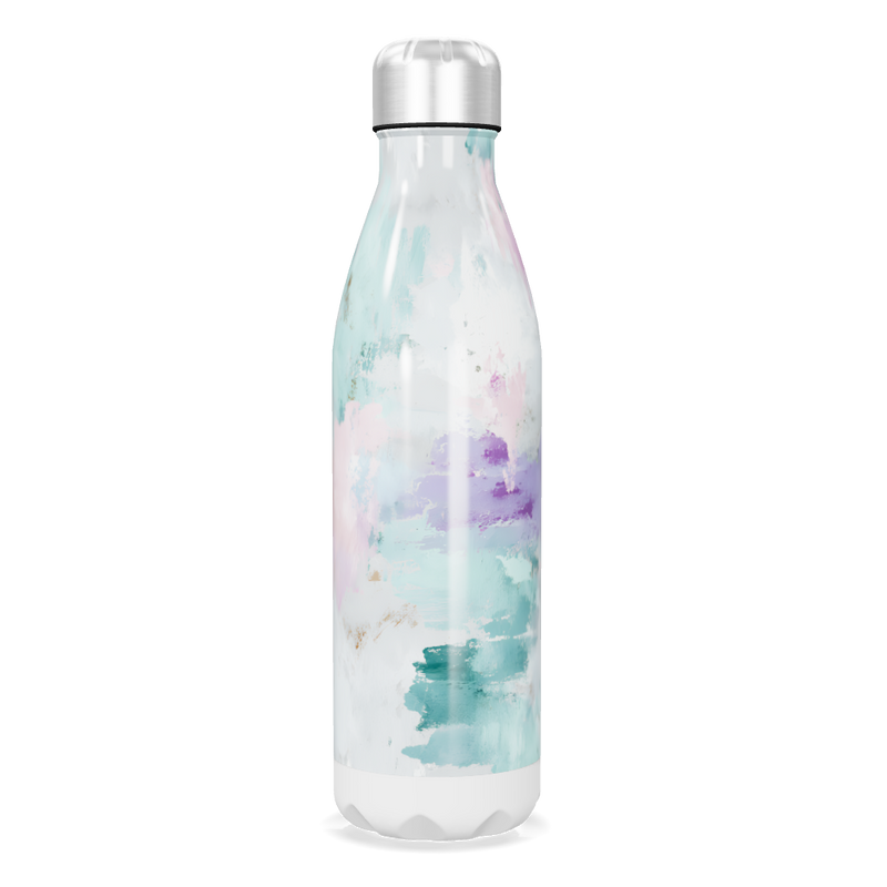 Garrafa Inox - Estampa Aquarela