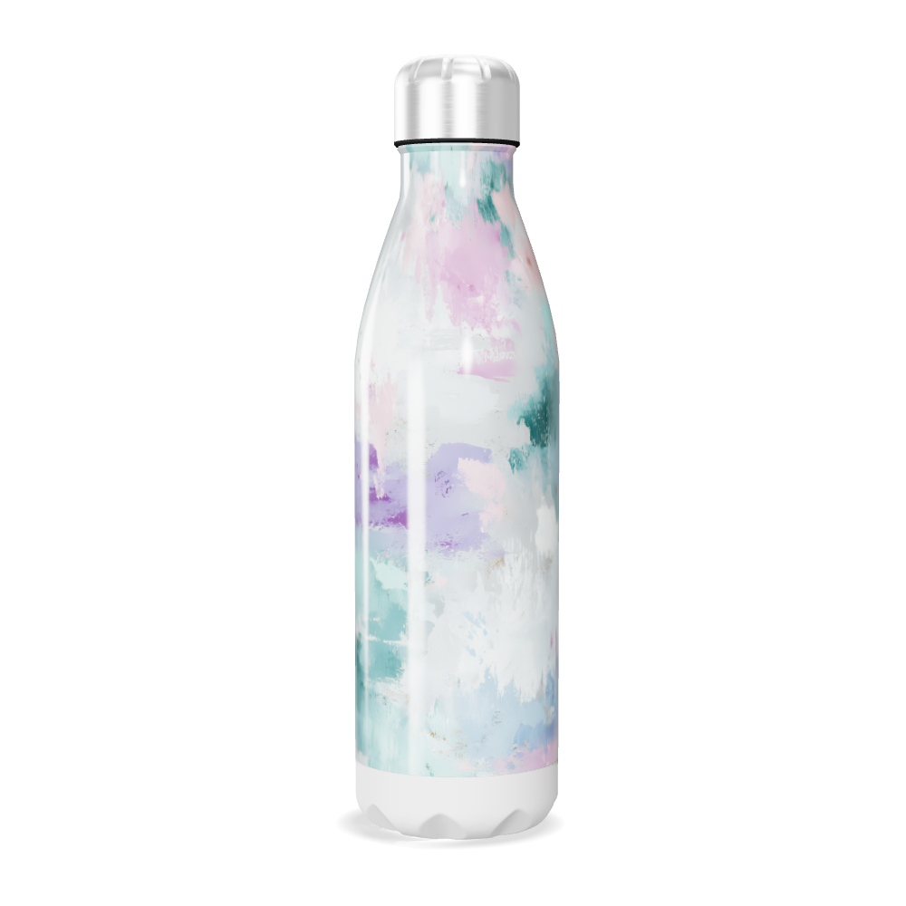 Garrafa Inox - Estampa Aquarela