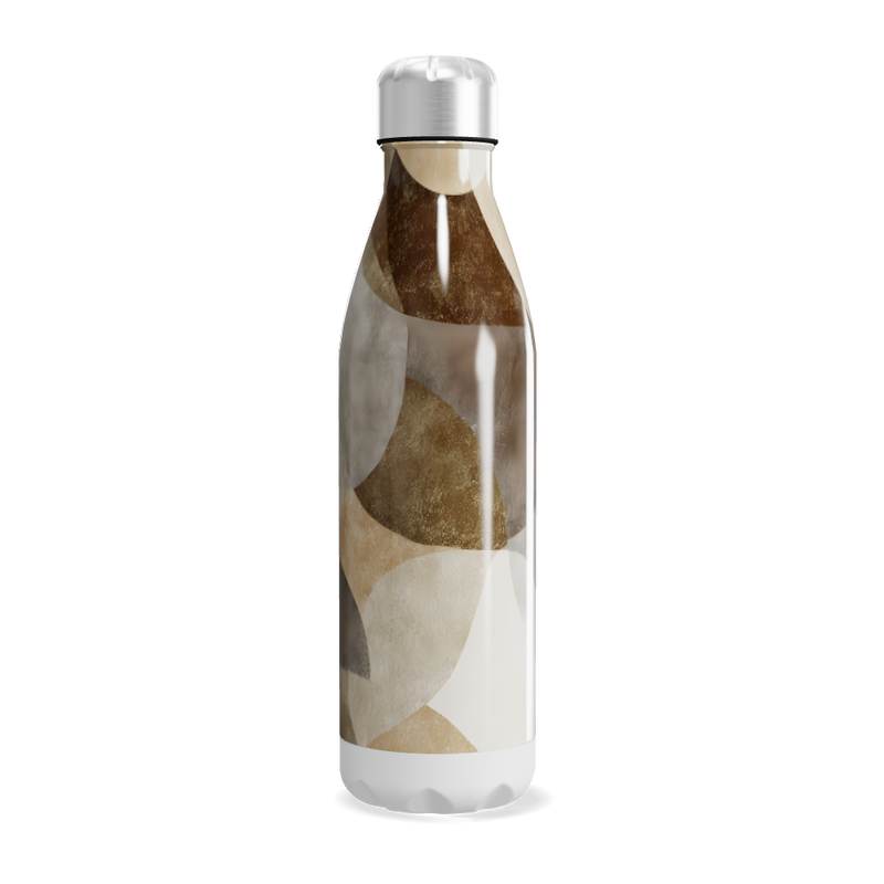 Garrafa Inox - Estampa Ondulada Colorida