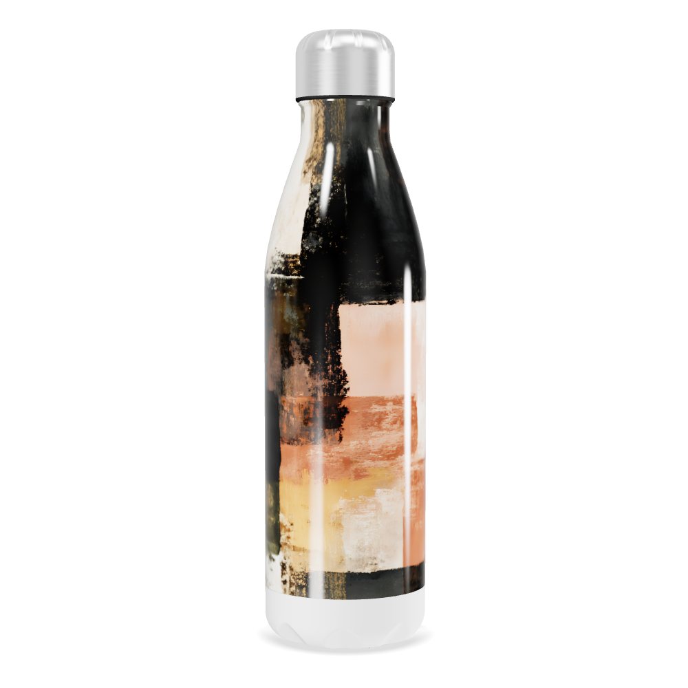 Garrafa Inox Estampa Colorida Abstrata