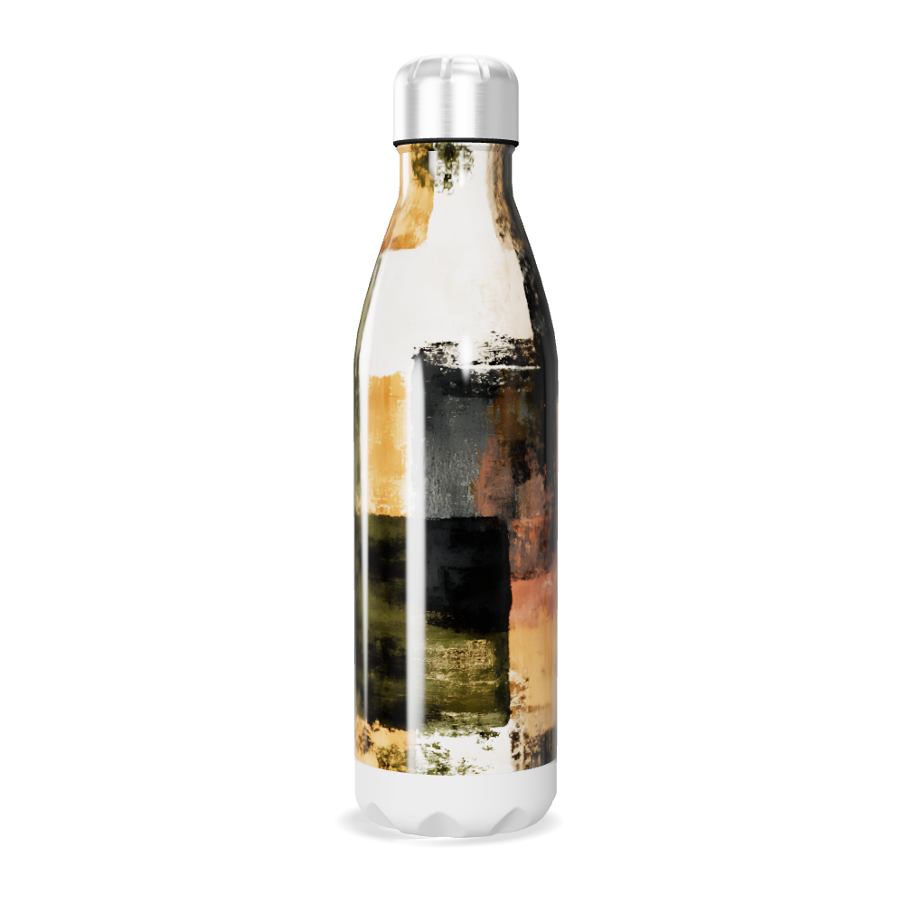 Garrafa Inox Estampa Colorida Abstrata
