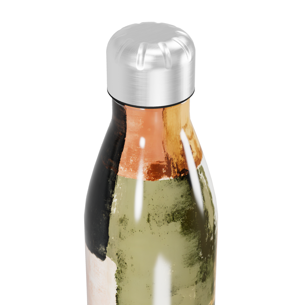 Garrafa Inox Estampa Colorida Abstrata