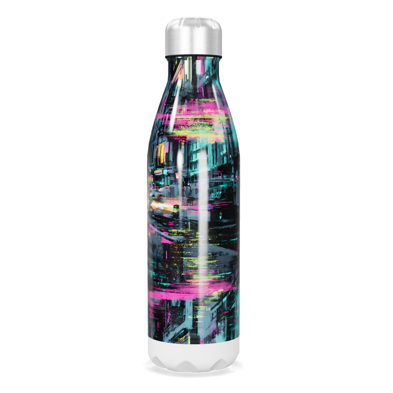 Garrafa Inox - Estampa Colorida Urbana