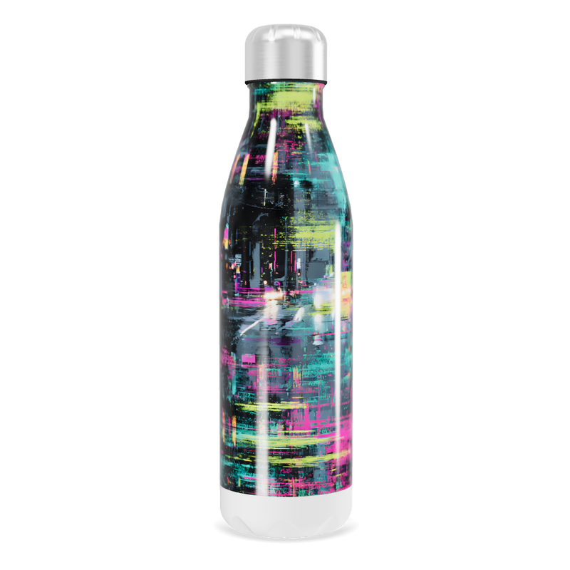 Garrafa Inox - Estampa Colorida Urbana