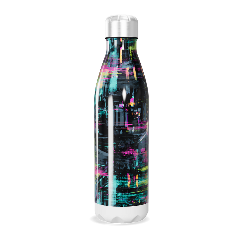 Garrafa Inox - Estampa Colorida Urbana