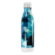 Garrafa Inox Azul - Estampa Abstrata