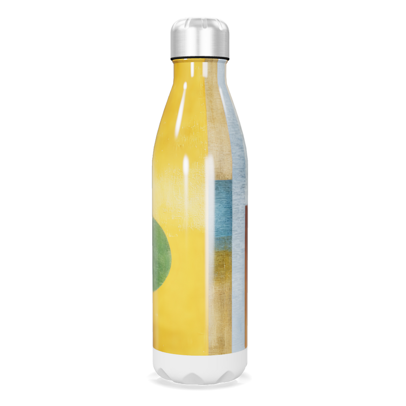 Garrafa Inox - Estampa Colorida Amarela