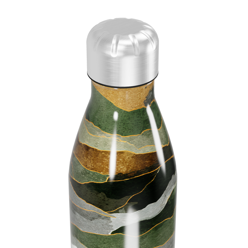 Garrafa Inox - Estampa Marmorizada