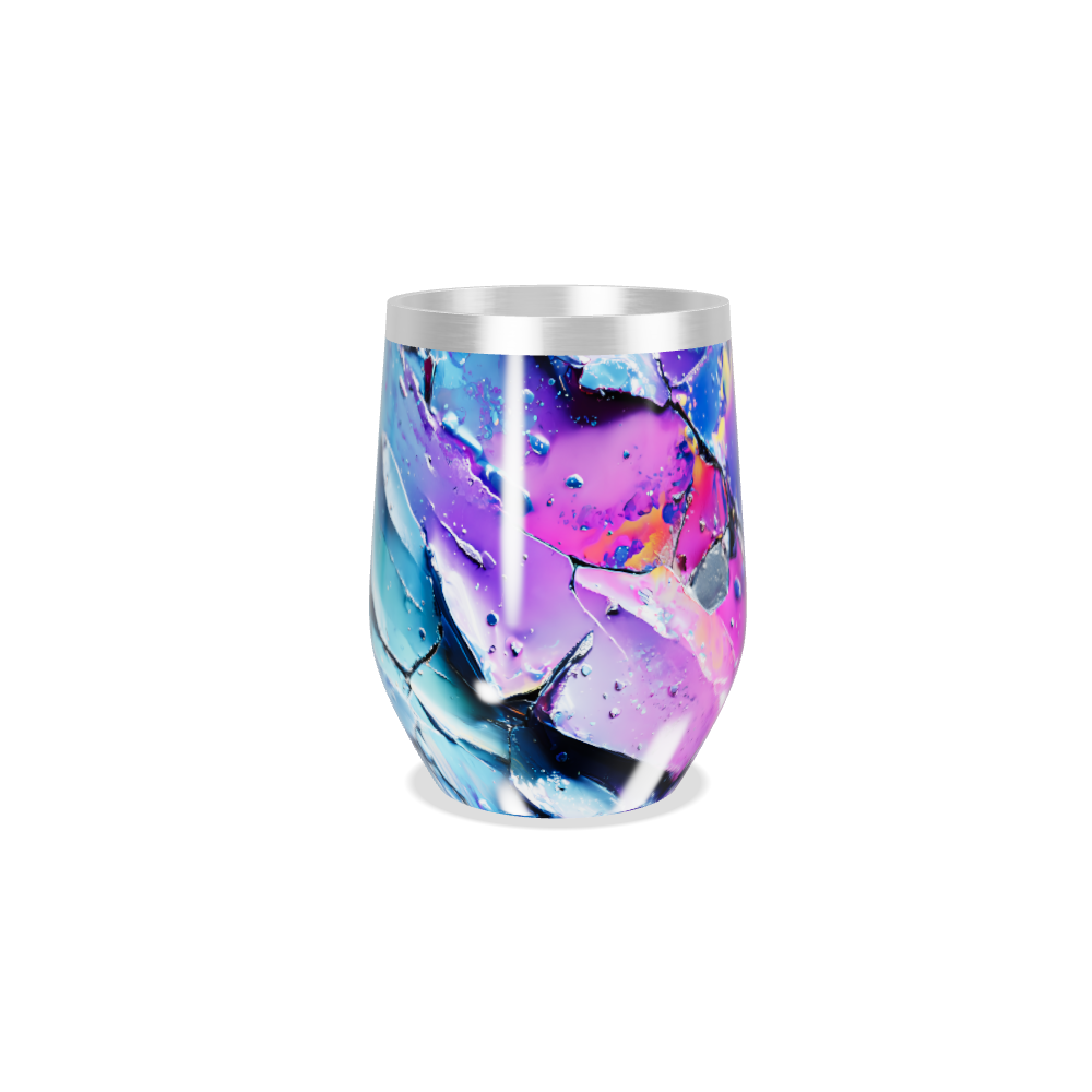 Copo Térmico Slim - Estampa Abstrata Colorida