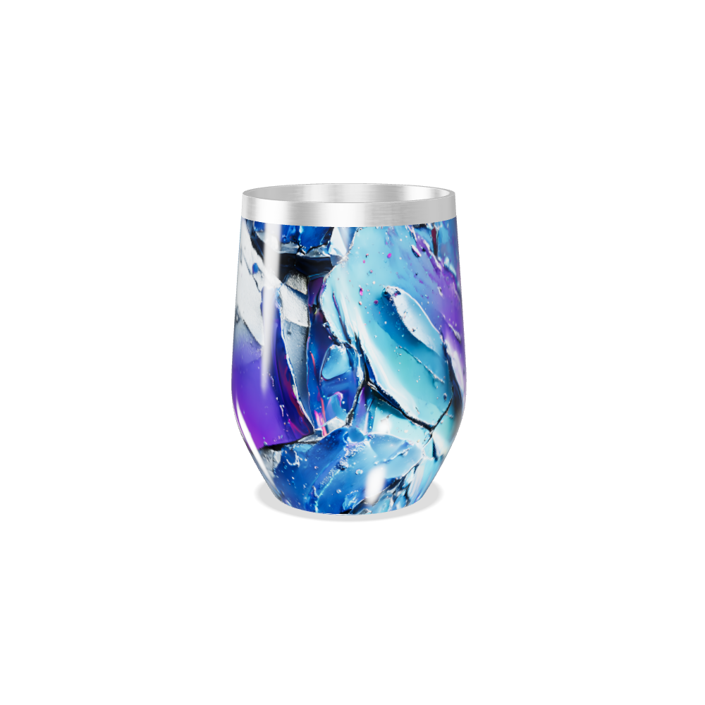 Copo Térmico Slim - Estampa Abstrata Colorida