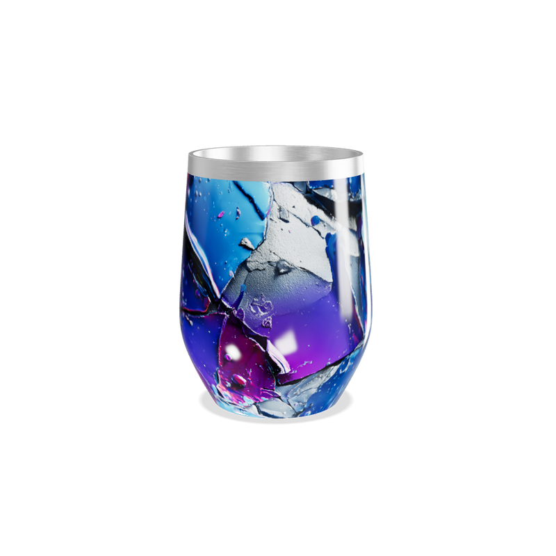 Copo Térmico Slim - Estampa Abstrata Colorida