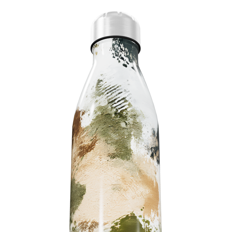 Garrafa Inox Estampa Abstrata