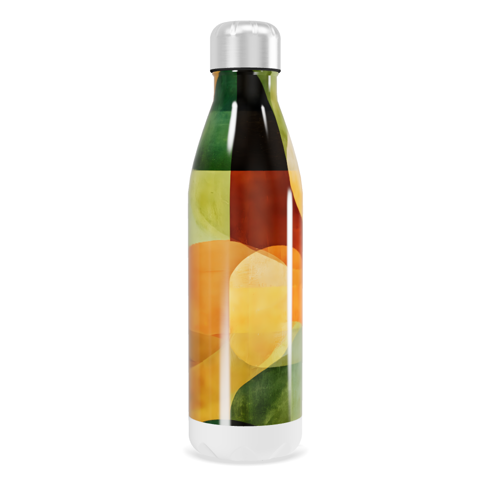 Garrafa Inox - Estampa Colorida Geométrica