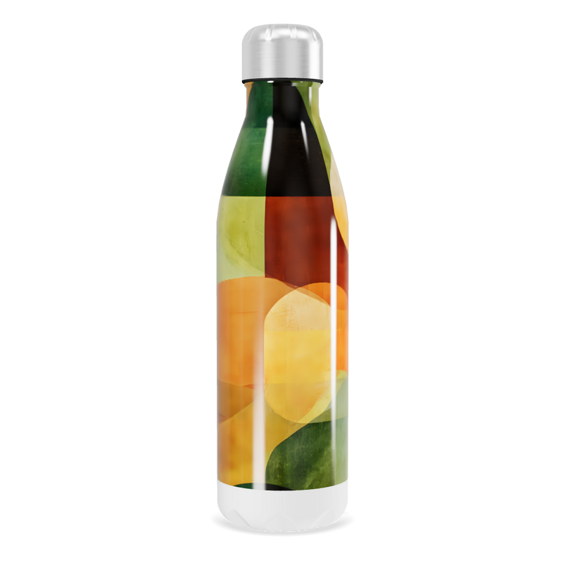 Garrafa Inox - Estampa Colorida Geométrica
