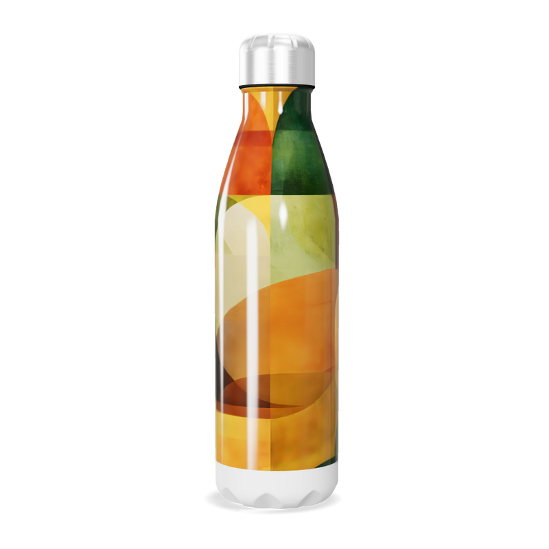 Garrafa Inox - Estampa Colorida Geométrica