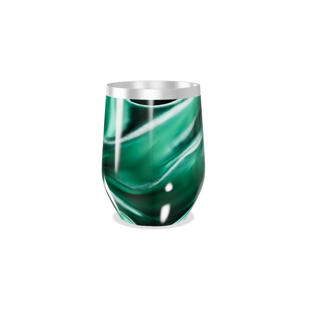 Copo Térmico Slim Verde Marmorizado Inox