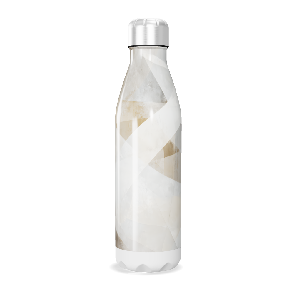 Garrafa Inox - Branco Mármore 500ml