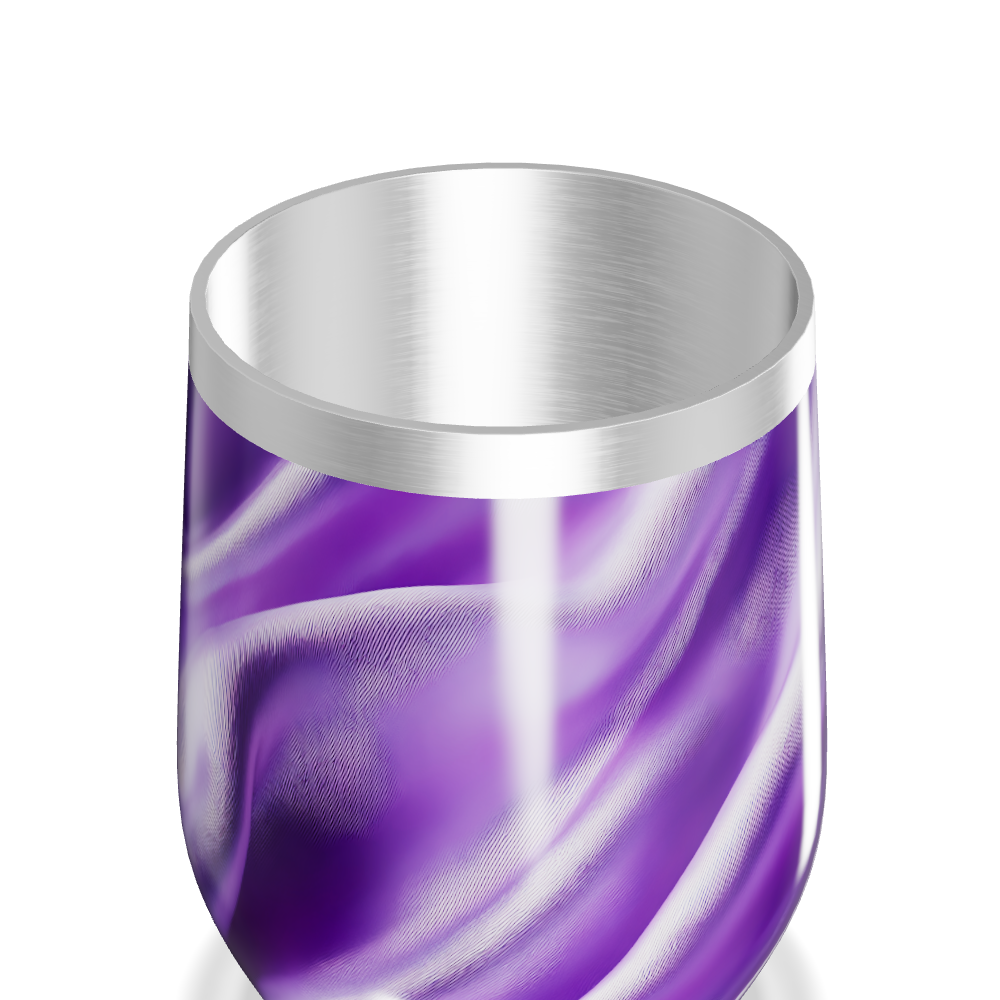 Copo Térmico Slim - Roxo Marmorizado Inox
