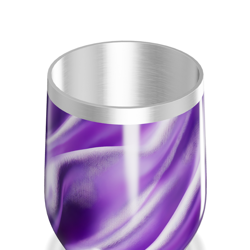 Copo Térmico Slim - Roxo Marmorizado Inox