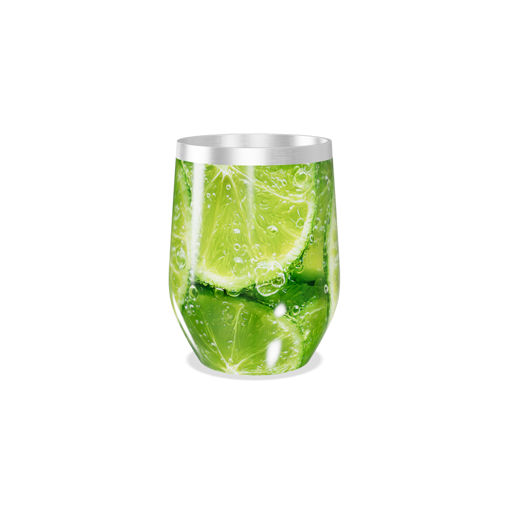 Copo Térmico Slim - Estampa de Limão Verde