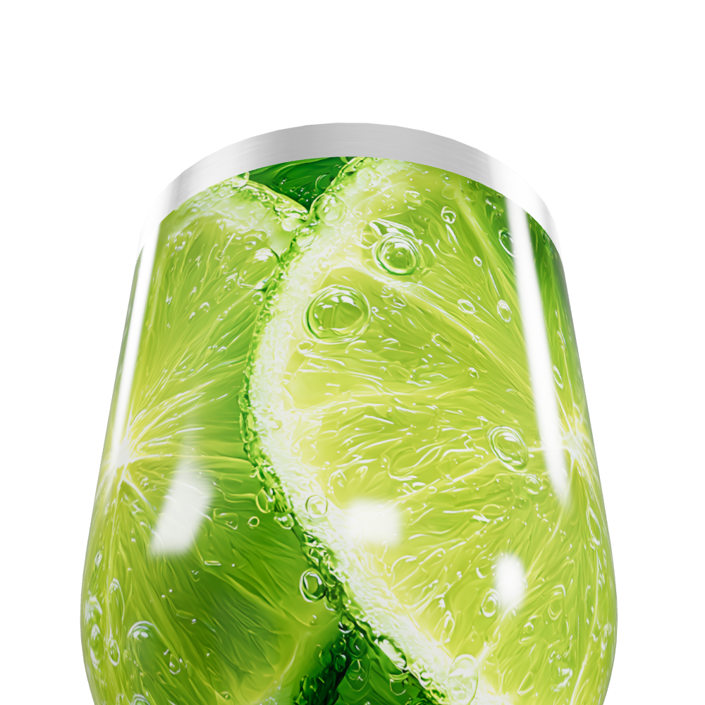 Copo Térmico Slim - Estampa de Limão Verde