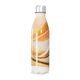 Garrafa Inox - Estampa Abstrata Laranja