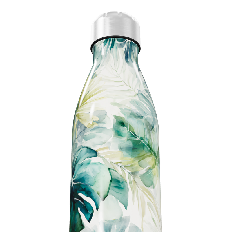 Garrafa Inox Folhagem Verde 750ml