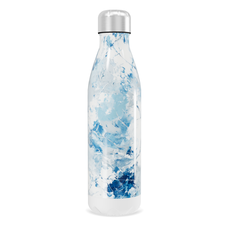 Garrafa Inox - Azul Marmorizada