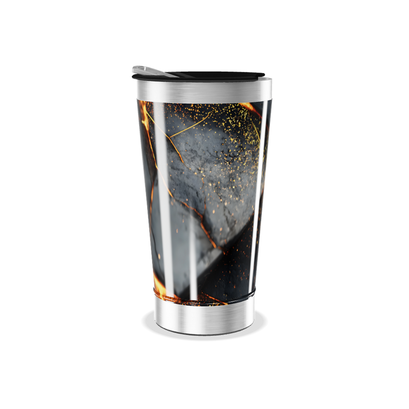 Copo Térmico - Estampa Abstrata Aço Inox