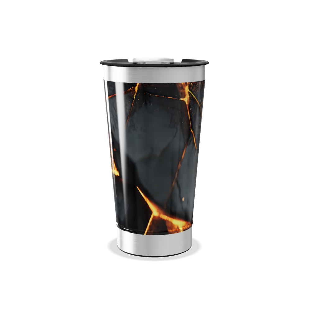 Copo Térmico - Estampa Abstrata Aço Inox