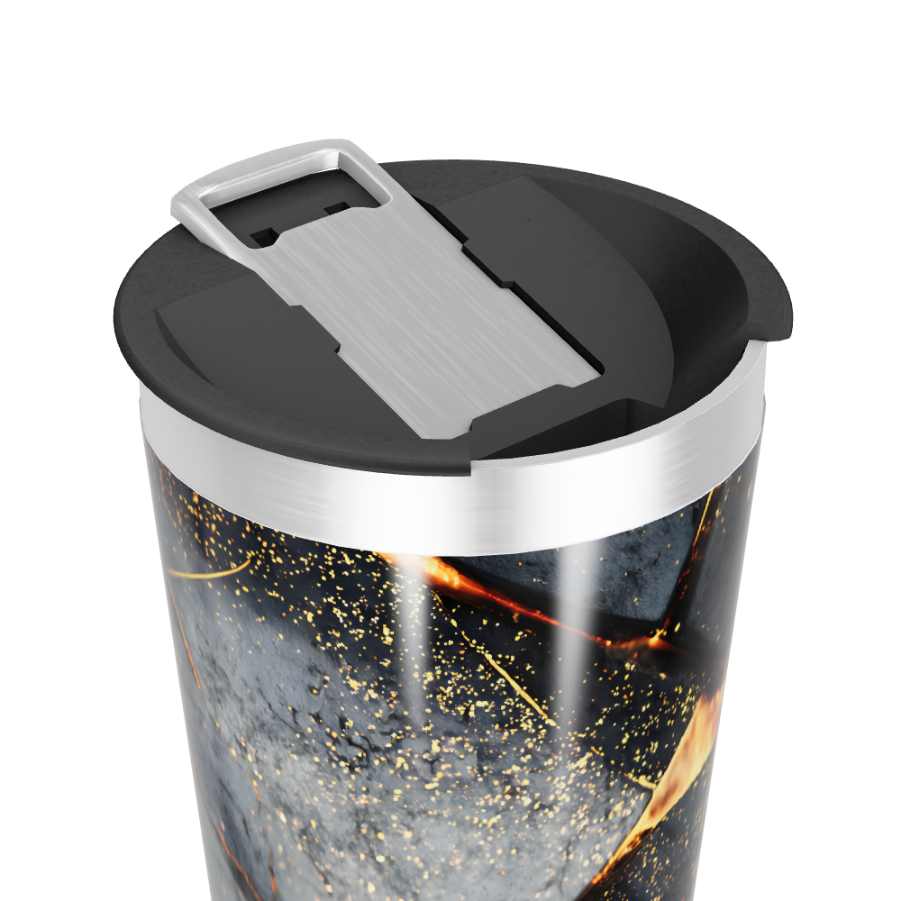 Copo Térmico - Estampa Abstrata Aço Inox