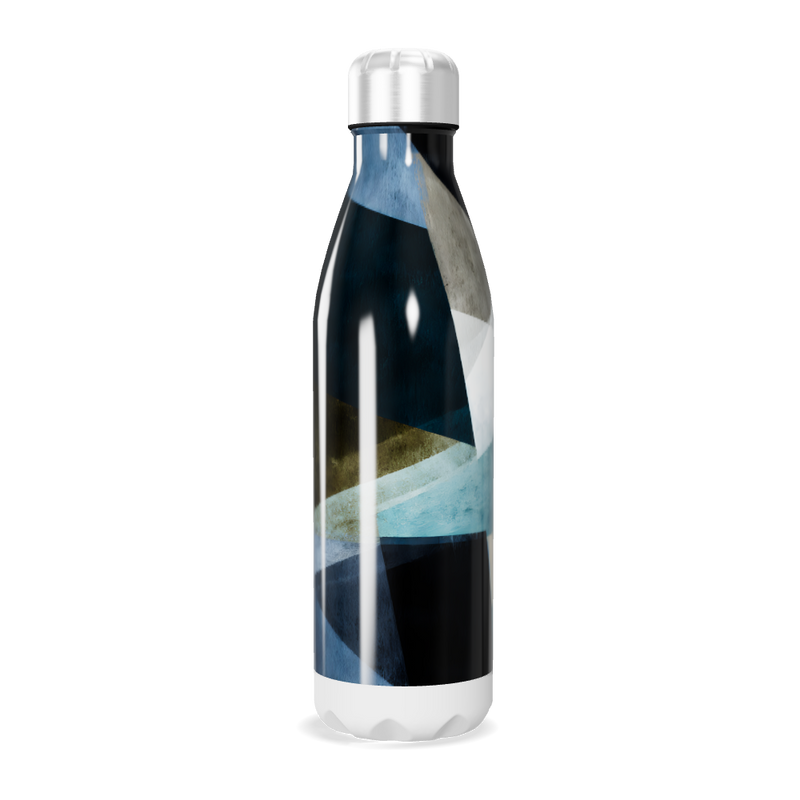 Garrafa Inox - Estampa Abstrata Colorida