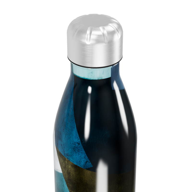 Garrafa Inox - Estampa Abstrata Colorida