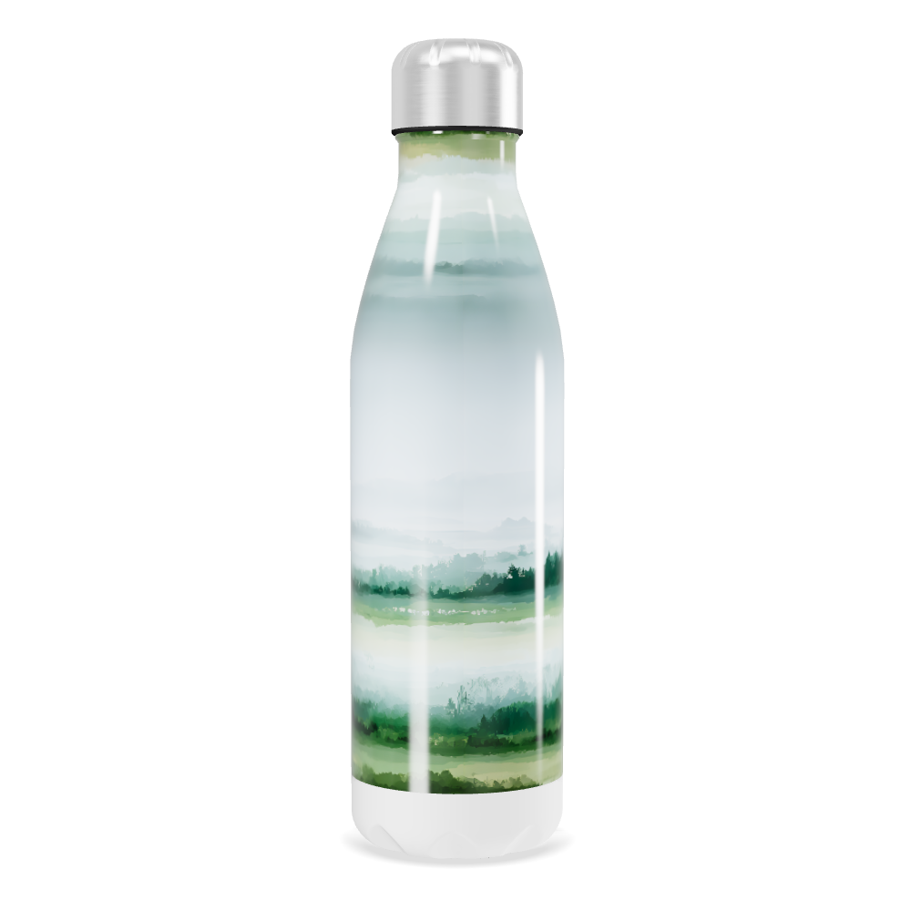 Garrafa Inox Verde Paisagem 500ml